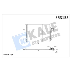 KONDENSER KUGA II,TRANSIT CONNECT,GRAND TOURNEO KALE-353155