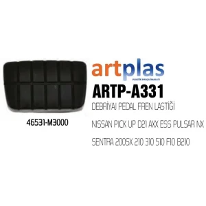 DEBRİYAJ PEDAL FREN LASTİĞİ NISSAN PICK UP D21 AXX ESS PULSAR NX SENTRA 200SX 210 310 510 F10 B210