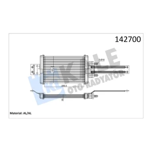 YAKIT SOĞUTUCU MF- 3060 AL/BRZ