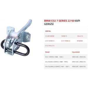 KAPI GERGİSİ E32 E34 ARKA
