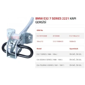 KAPI GERGİSİ E32 E34 ÖN