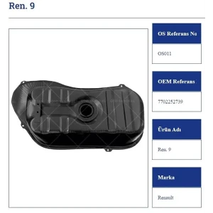 BENZIN DEPOSU RENAULT R9 ENJEKSIYONLUYA OLMAZ
