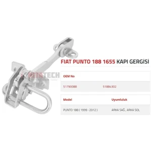 KAPI GERGİSİ PUNTO 188 ARKA 2003-2010