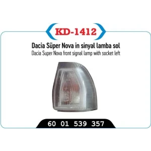 SINYAL LAMBASI SOL DUYLU DACIA SUPER NOVA 6001539357