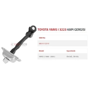 KAPI GERGİSİ YARIS I ÖN 1999 2003