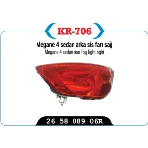 SİS FARI ARKA SAĞ MEGANE IV SEDAN MODEL