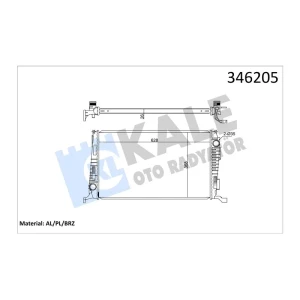 SU RADYATÖRÜ DUSTER 1.5 DCI 10 +