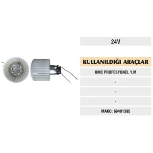 KALORİFER MOTORU BMC PROFESYONEL (24V)