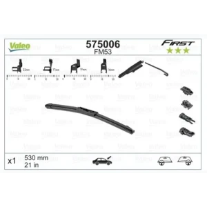 FİRST MULTİCONNECTİON FLAT BLADE (MUZ TİPİ) SİLECEK (UNİVERSAL) FLAT BLADE FM53 (X1) (530 MM)
