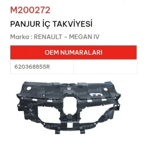 PANJUR İÇ TAKVİYESİ RENAULT MEGANE IV