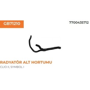 RADYATÖR ALT HORTUMU SYMBOL 1.4 8V 7700735712