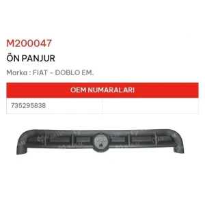 PANJUR ÖN DOBLO EM