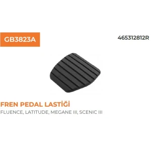 PEDAL LASTİĞİ MEGANE III SCENIC III FLUENCE