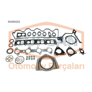 MOTOR TAKIM CONTA FİAT DOBLO, MAREA 1.9 JTD / 1.9 MULTİJET (ENG. 188 B 2.000) VR KEÇELİ, SİLİNDİR KAPAK CONTASIZ