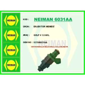 ENJEKTOR MEMESİ GOLF 4 1.6 AKL