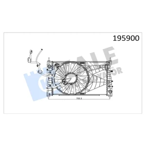 RADYATÖR + SOĞUTUCU RAD + SOKET TERTIBATI 1 SIRA AL + PL AC MODÜL LINEA 1.4 TURBO