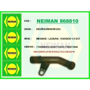 DEVİRDAİM BORUSU MEGANE - LAGUNA - KANGOO 1.9 DCİ