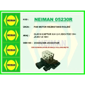 FAN MOTOR REZINSTANSI ROLESİ CLIO IV-CAPTUR 0.9-1.
