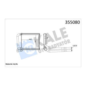 KALORİFER RADYATÖRÜ HYUNDAI ACCENT IV / VELSOTER / KIA RIO III