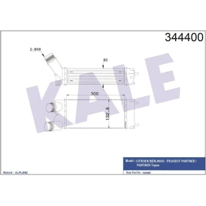 INTERCOOLER PEUGEOT BERLINGO PARTNER 1.6 HDI 08 +