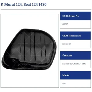 BENZIN DEPOSU FİAT M124 seat 124 1430