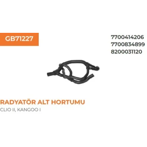 RADYATÖR ALT HORTUMU Y.M. KLM. RENAULT KANGOO 1,9