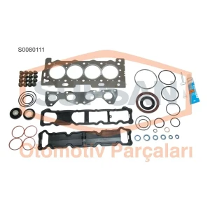MOTOR TAKIM CONTA PEUGEOT 1007-206-207-307 1.4 16V - 88HP /CİTROEN C3 ET3J4 1.4 BENZİNLİ 16V KEÇELİ VE SUPAP LASTİKLİ