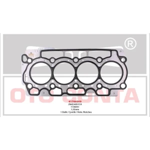 SİLİNDİR KAPAK CONTASI BIPPER FIESTA NEMO 1.4 HDI 1 DELIK P.206-BIPPER FIESTA NEMO 1.4 HDI S.K.C ÇELIK MLS 1.35MM 1 DELIK 8HS-8HT-8HX- DV4TD 0209.AF