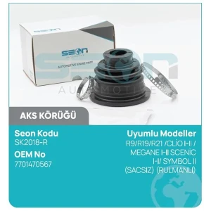 AKS KÖRÜĞÜ İÇ SOL RULMANLI R9 R19 R21 CLİO I-II MEGANE I-II SCENİC I-I SYMBOL II SACSIZ