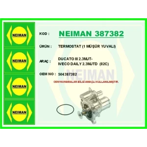 TERMOSTAT (1 MÜŞÜR YUVALI) DUCATO III 2.3MJT-IVECO DAILY 2.3MJTD (82C)