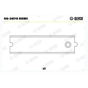 PİSTON KOL BURCU ADET CLIO-KANGOO-EXPRESS-MEGANE I 1.9 F8Q 55-3875 SEMI
