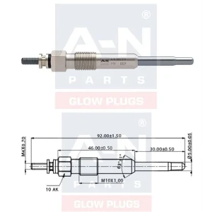KIZDIRMA BUJİSİ ECO 11V TOYOTA COROLLA Compact 1.9 D TOYOTA COROLLA Wagon 1.9 D SU00100351 GN016 0100226371 GLP004 0250202020 DP10 Y503J B087 ET1-A-N-090 371