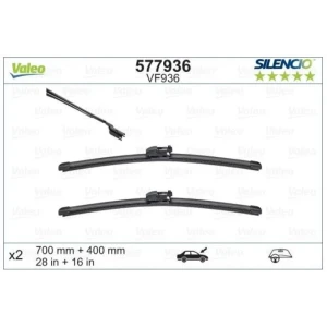 SİLENCİO X-TRM FLAT BLADE (MUZ TİPİ) SİLECEK VF936 (X2) (700+400MM) (ÖN) TOYOTA PRIUS PLUS (_W4_) | GRAND PRIUS PLUS | PRIUS ALPHA | PRIUS V ; TOYOTA PRIUS (_W5_)