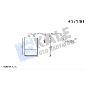 KALORİFER BRAZING HYUNDAI COUPE ELENTRA