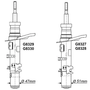 AMORTİSÖR CITROEN C-ELYSE/301