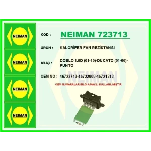KALORİFER FAN REZİSTANSI DOBLO 1.9D (01-10)-DUCATO