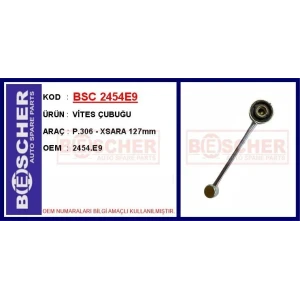 VİTES ÇUBUĞU P.306 - XSARA 127mm