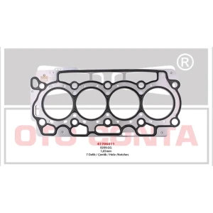 SİLİNDİR KAPAK CONTASI BIPPER FIESTA NEMO 1.4 HDI 7 DELIK P.206-BIPPER FIESTA NEMO 1.4 HDI S.K.C ÇELIK MLS 1.65MM 7 DELIK 8HS-8HT-8HX- DV4TD