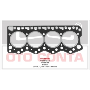 FİAT DUCATO 2.5 TD TDI SİLİNDİR KAPAK CONTA 1.40MM Ø95.3MM 8140.27 8140.47