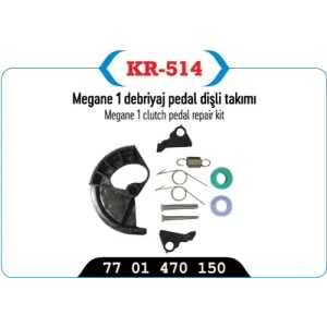 DEBRİYAJ PEDAL DİŞLİ TAKIMI MEGANE I