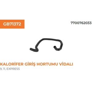 KALORİFER HORTUMU GİRİŞ R9 R11 1.4 1.6 VID.