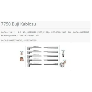 BUJI KABLOSU + BOBIN KABLOSU SAMARA 1.5