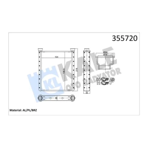 KALORİFER MERCEDES BENZ A-CLASS / B-CLASS / CLA / GLA - INFINITI Q30 / QX30 (BORUSUZ)