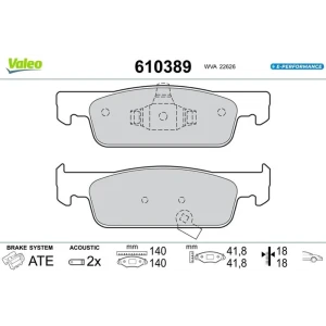 FREN BALATASI EV SMART FORTWO FR