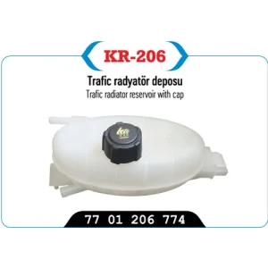 RADYATÖR EK SU DEPOSU RADYATÖR EK DEPO KAPAKLI TRAFIC II VIVARO 2.0 DCI M9R