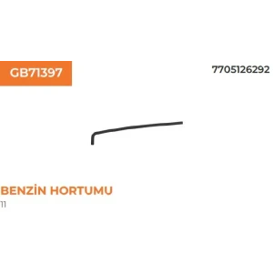 BENZİN HORTUMU RENAULT R 11 TXE 7705126292