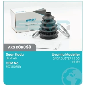 AKS KÖRÜĞÜ İÇ DACİA DUSTER 1.5 DCİ - 1.6 16V