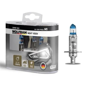 AMPÜL BEYAZ IŞIK 12V H1 %150 GÜÇLÜ %20 BEYAZ IŞIK TAKIM 2 ADET GARANTİSİ YOKTUR