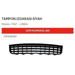 ÖN TAMPON ALT BOYASIZ 2009 FİAT LİNEA