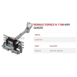 KAPI GERGİSİ ESPACE IV ARKA